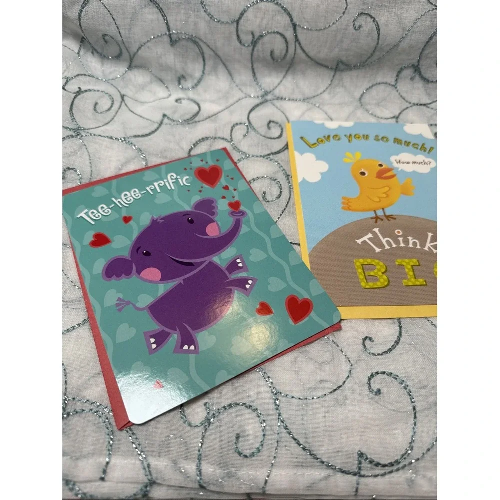 Valentines Day Card‎ Lot (3) With Envelopes